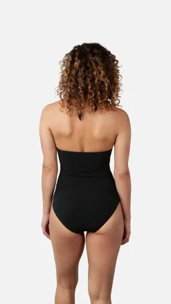 Solid Halter Shaping One Piece
